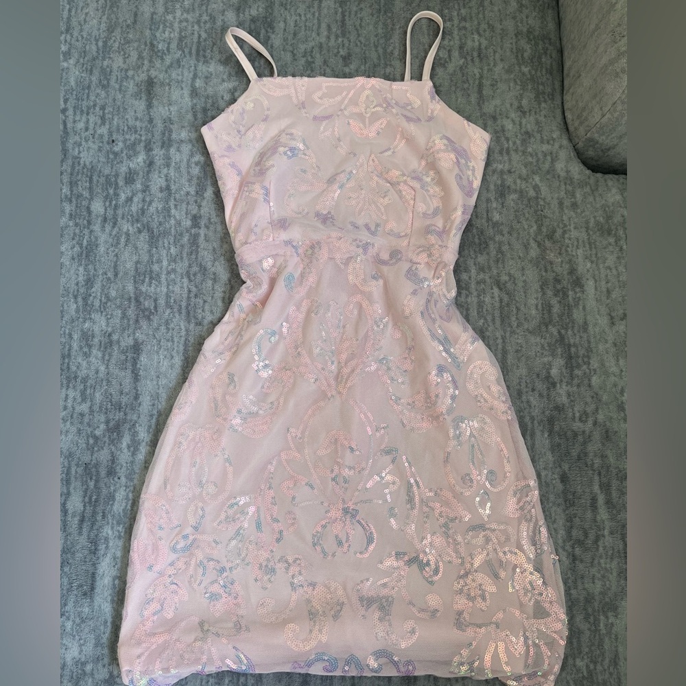 XS Pink Windsor Dress, NEVER WORN